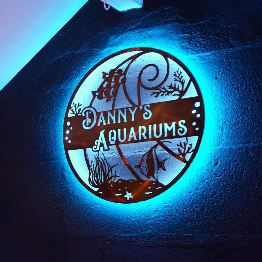 Aquatic Dreams Saltwater Custom Metal Wall Art